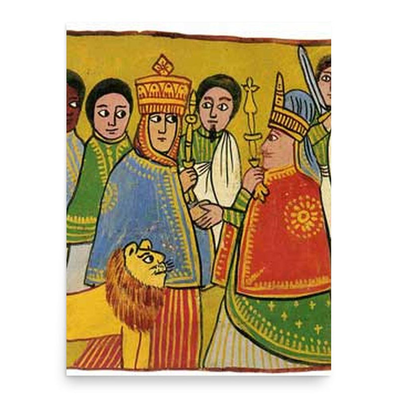 Eleni of Ethiopia poster print, in size 18x24 inches.
