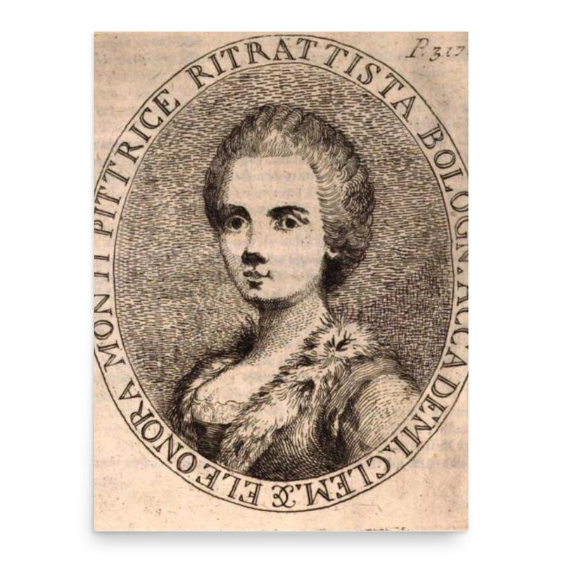 Eleonora Monti poster print, in size 18x24 inches.