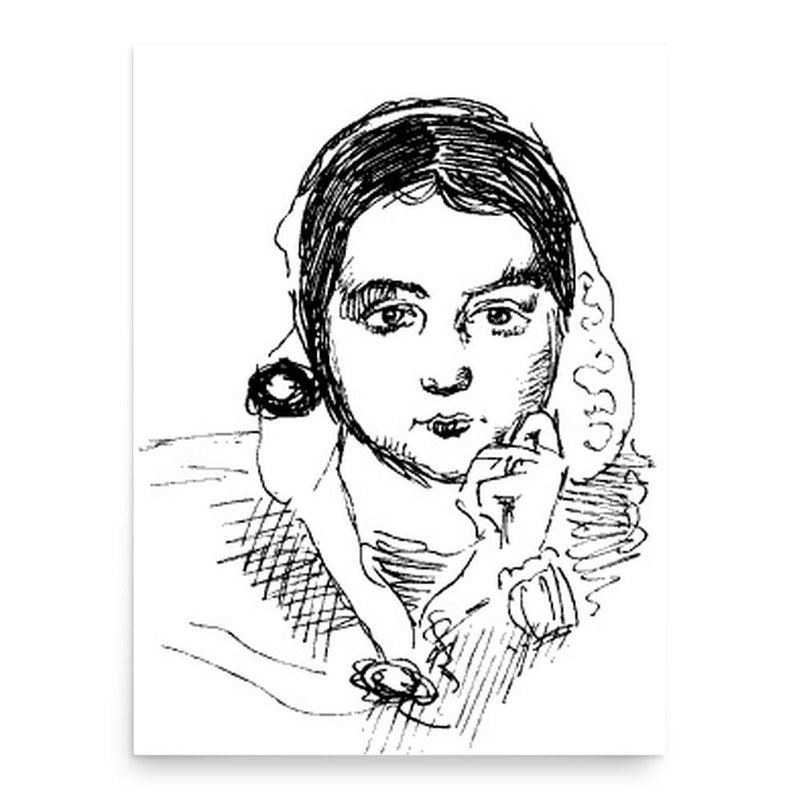 Eleonora Tscherning poster print, in size 18x24 inches.