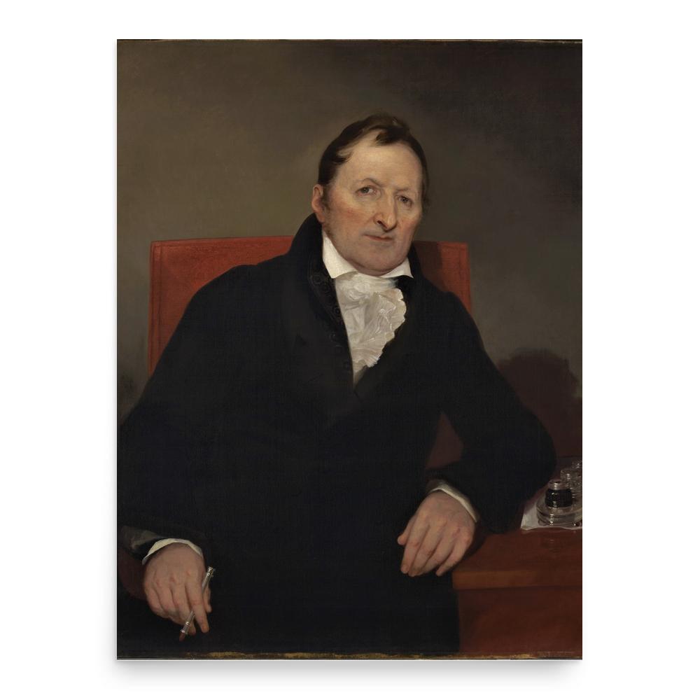 Eli Whitney poster print, in size 18x24 inches.