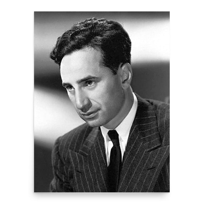 Elia Kazan poster print, in size 18x24 inches.