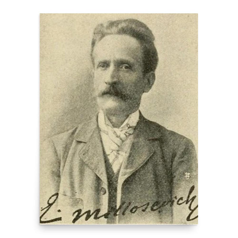 Elia Millosevich poster print, in size 18x24 inches.