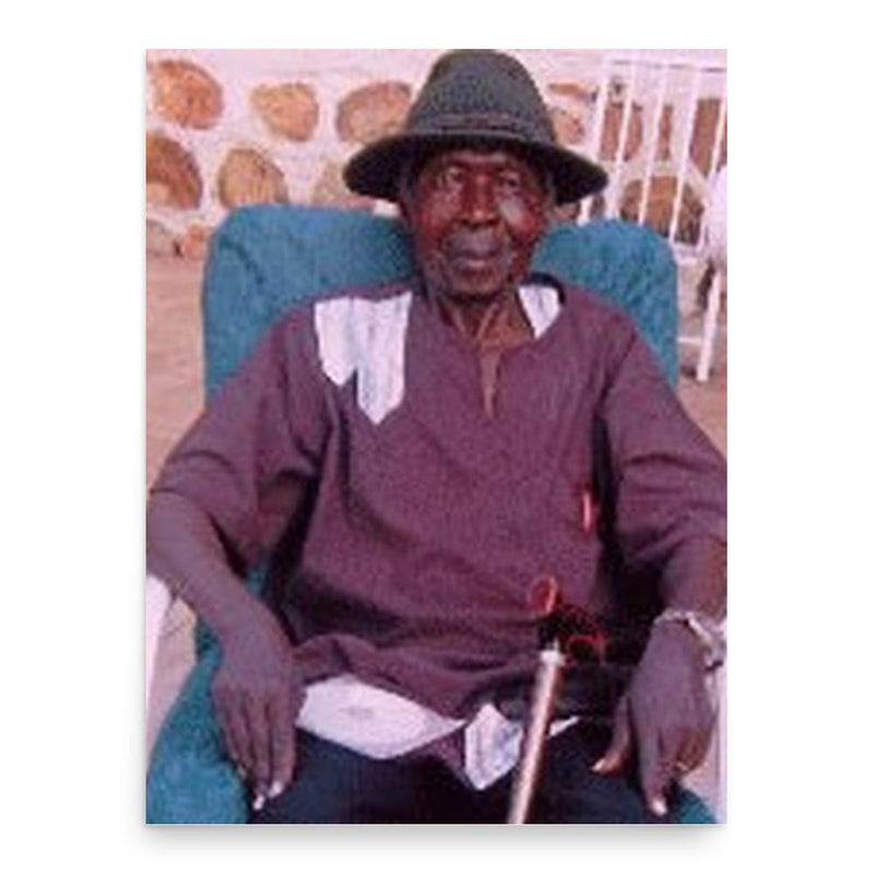 Eliaba James Surur poster print, in size 18x24 inches.