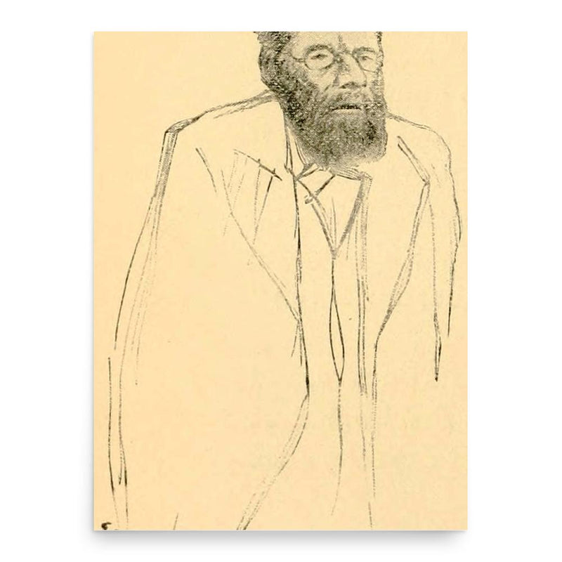 Eliakum Zunser poster print, in size 18x24 inches.