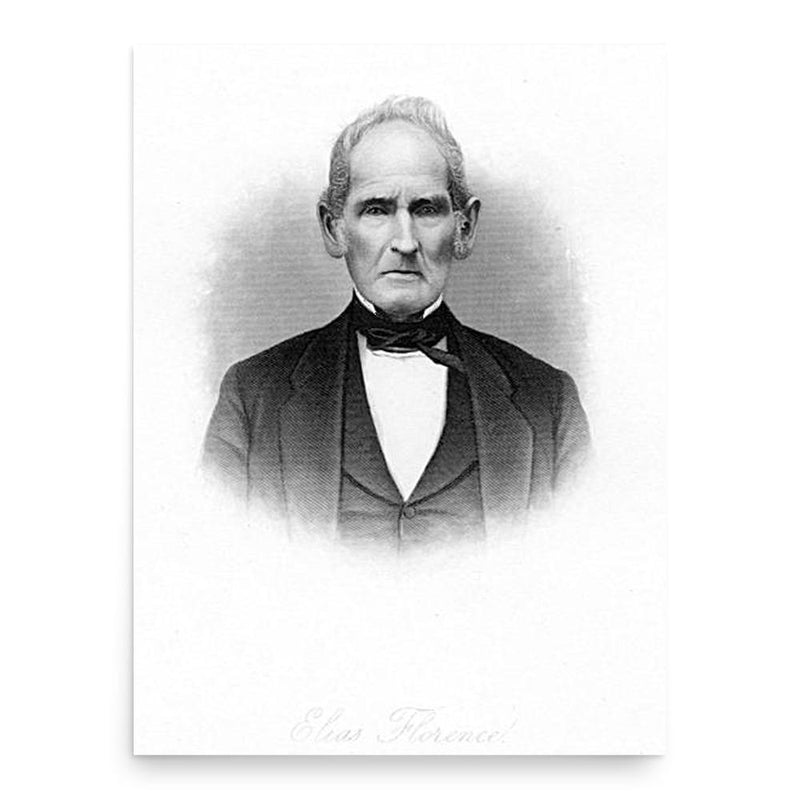 Elias Florence poster print, in size 18x24 inches.
