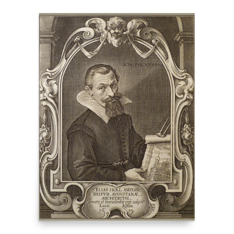 Elias Holl poster print, in size 18x24 inches.
