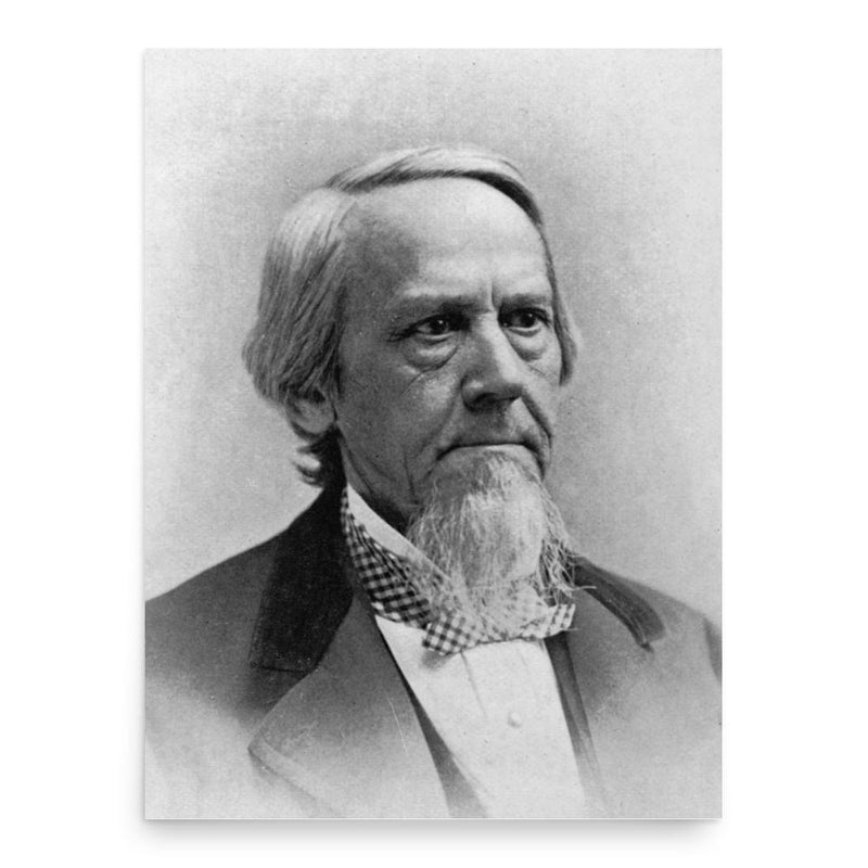 Elias Loomis poster print, in size 18x24 inches.