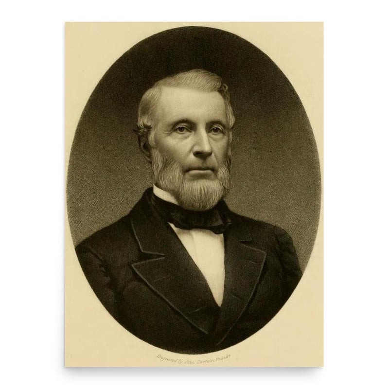 Elias Root poster print, in size 18x24 inches.