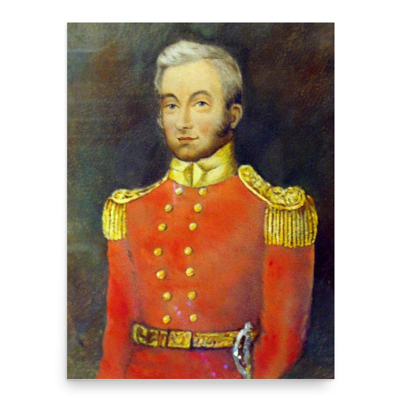 Elias Walker Durnford poster print, in size 18x24 inches.