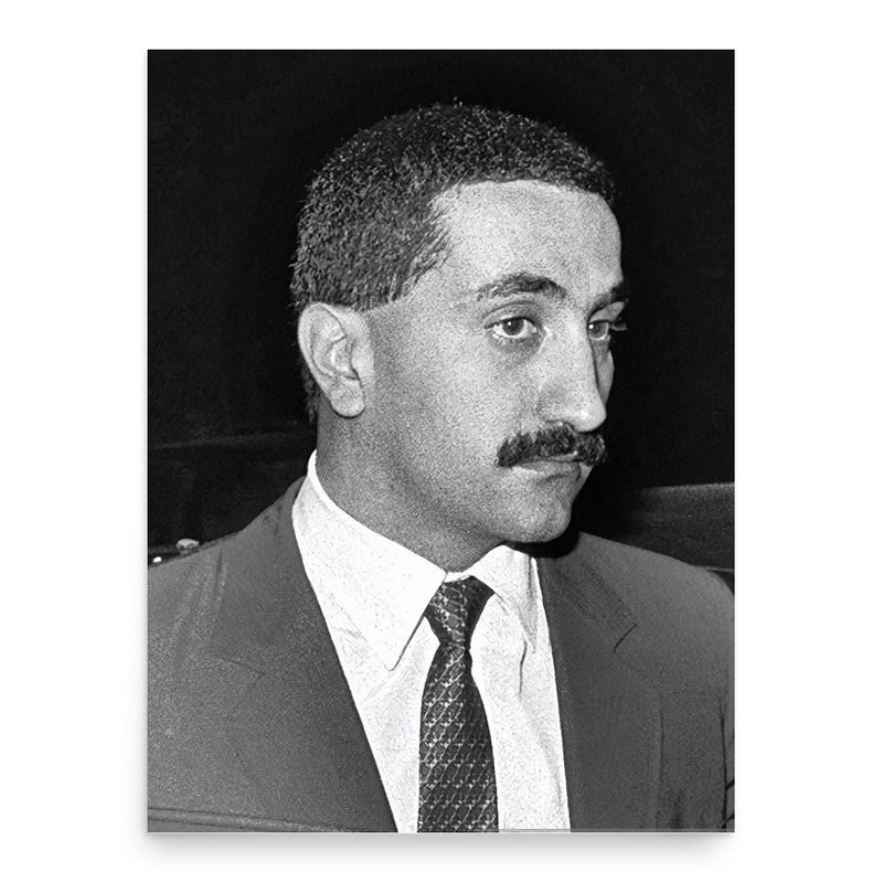 Elie Hobeika poster print, in size 18x24 inches.