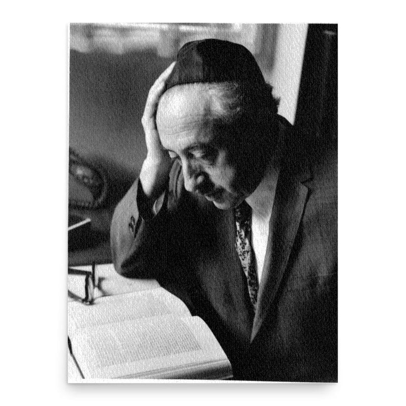 Eliezer Berkovits poster print, in size 18x24 inches.