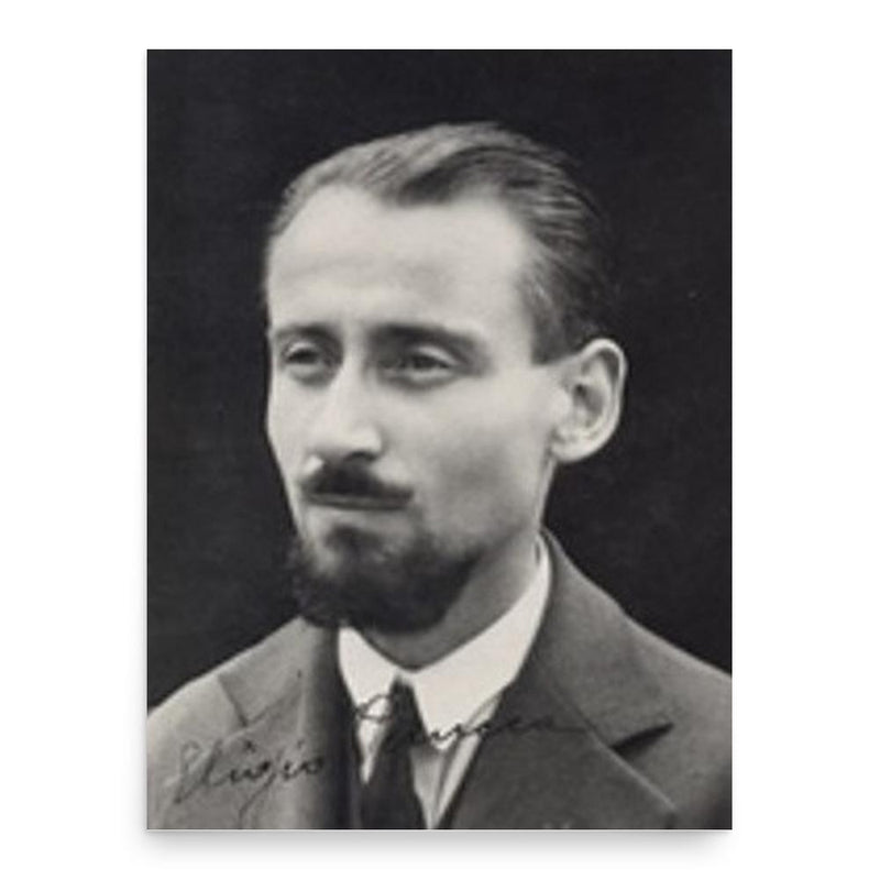 Eligio Perucca poster print, in size 18x24 inches.