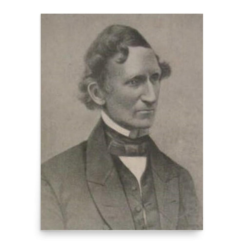 Elihu Burritt poster print, in size 18x24 inches.