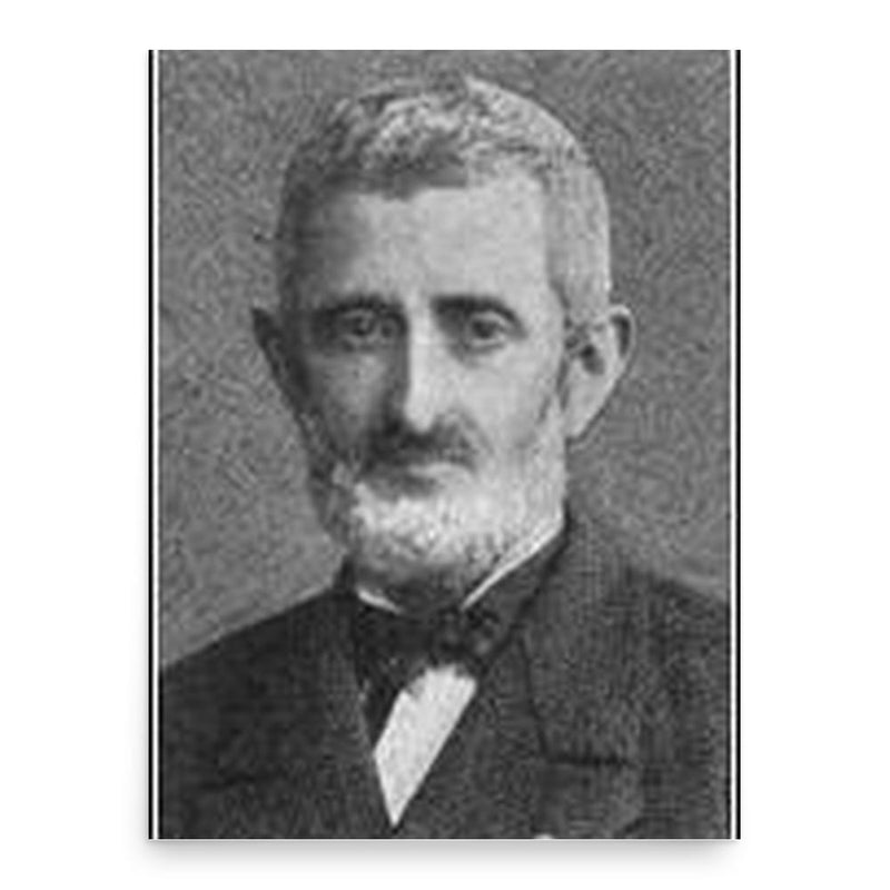 Elijah Benamozegh poster print, in size 18x24 inches.