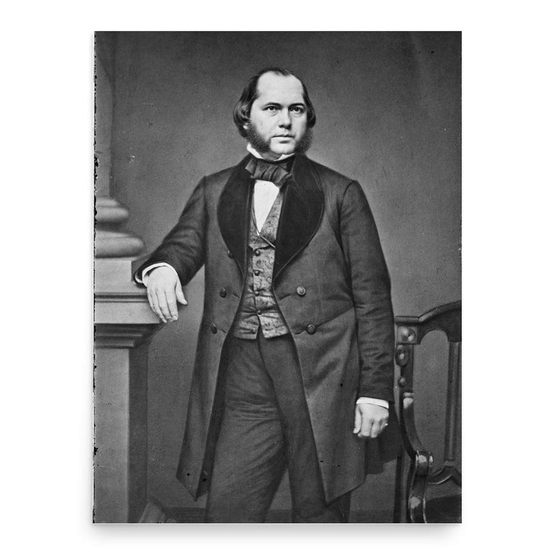 Elijah Ward poster print, in size 18x24 inches.