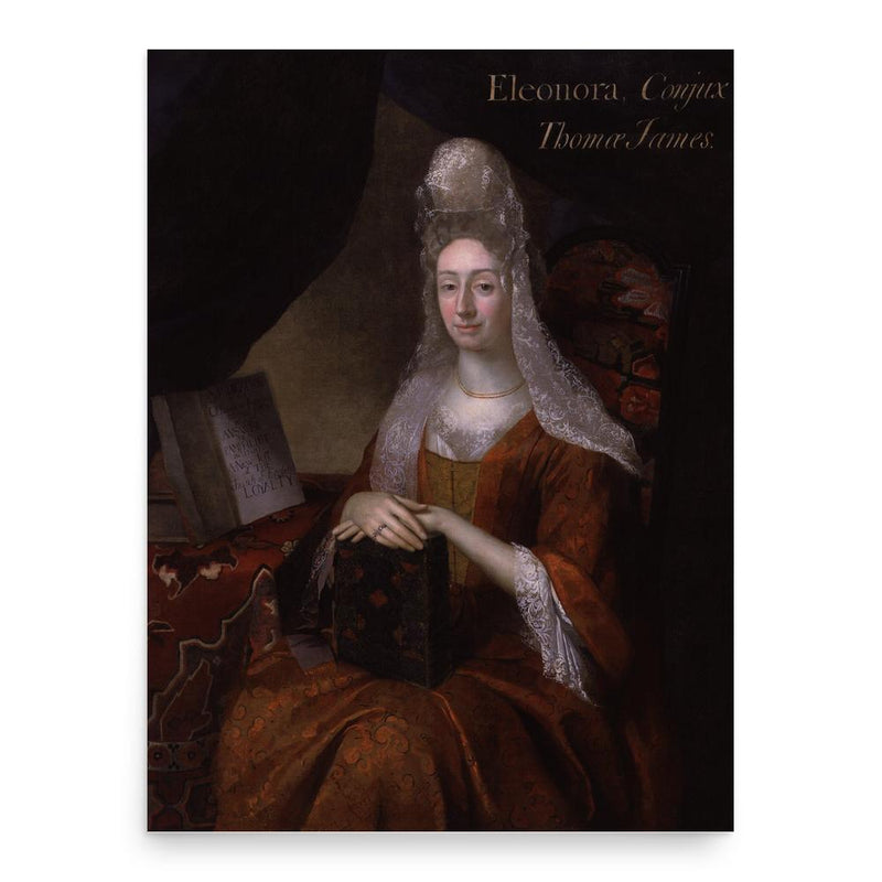 Elinor James poster print, in size 18x24 inches.