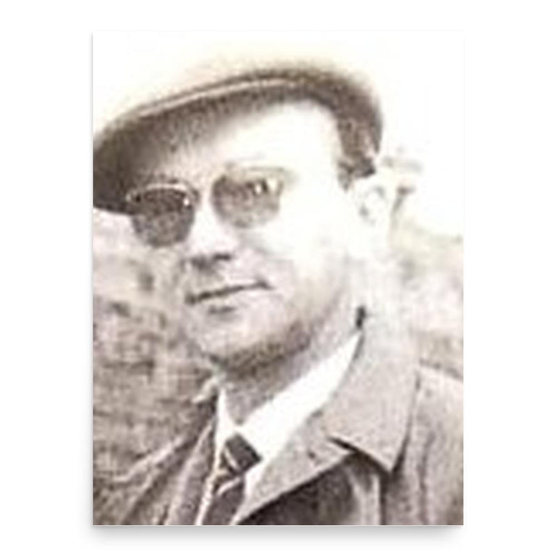 Elio Zagato poster print, in size 18x24 inches.