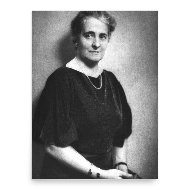 Elisabeth Achelis poster print, in size 18x24 inches.