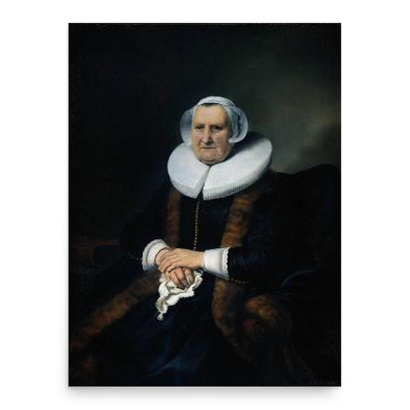 Elisabeth Bas poster print, in size 18x24 inches.