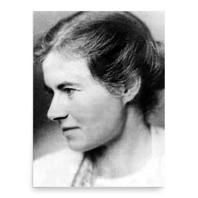 Elisabeth Blochmann poster print, in size 18x24 inches.