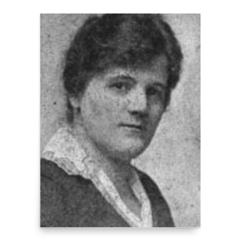 Elisabeth Christman poster print, in size 18x24 inches.