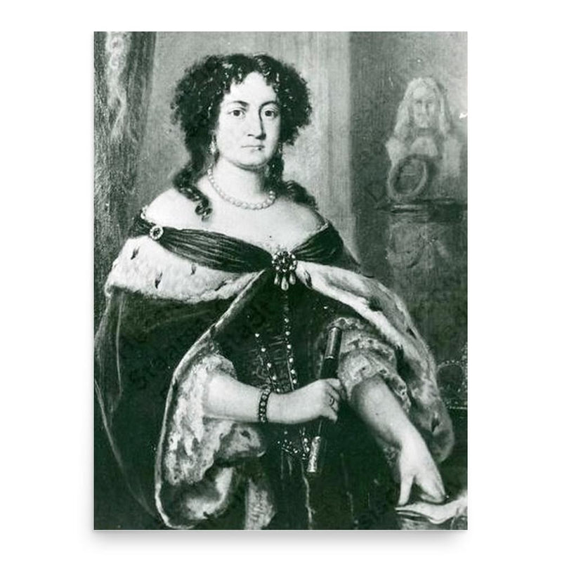 Elisabeth Dorothea of Saxe-Gotha-Altenburg poster print, in size 18x24 inches.