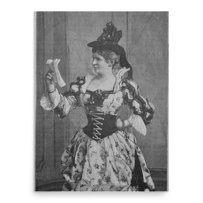 Elisabeth Leisinger poster print, in size 18x24 inches.