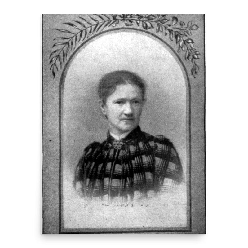 Elisabeth Reuter poster print, in size 18x24 inches.