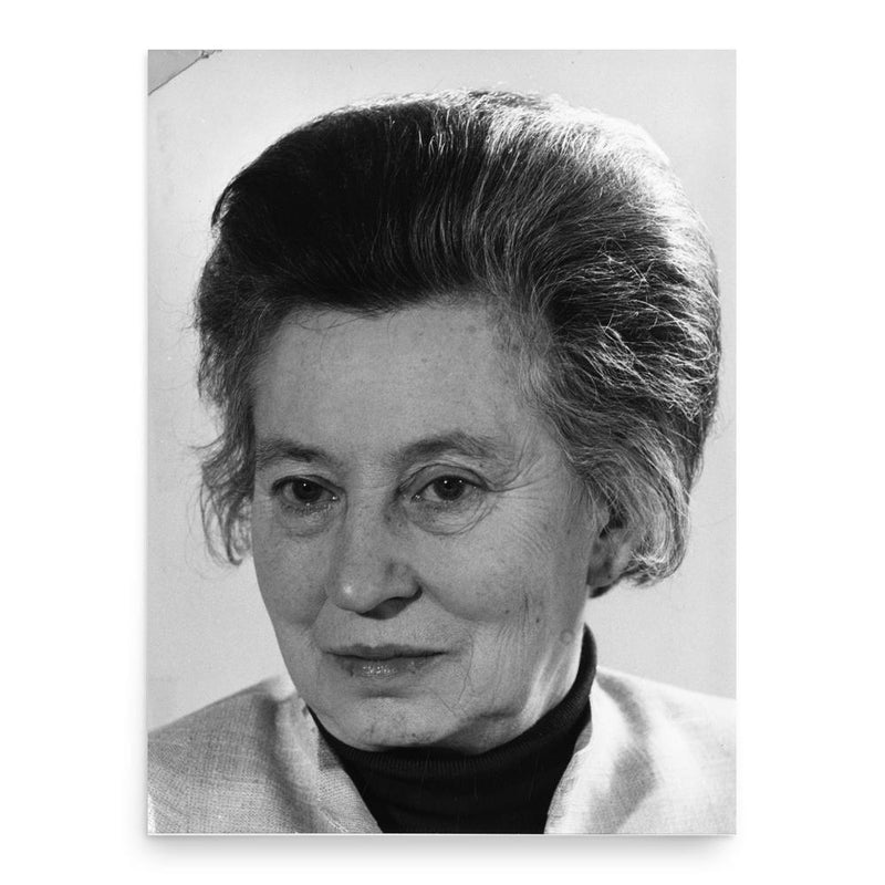 Elisabeth Schwarzhaupt poster print, in size 18x24 inches.