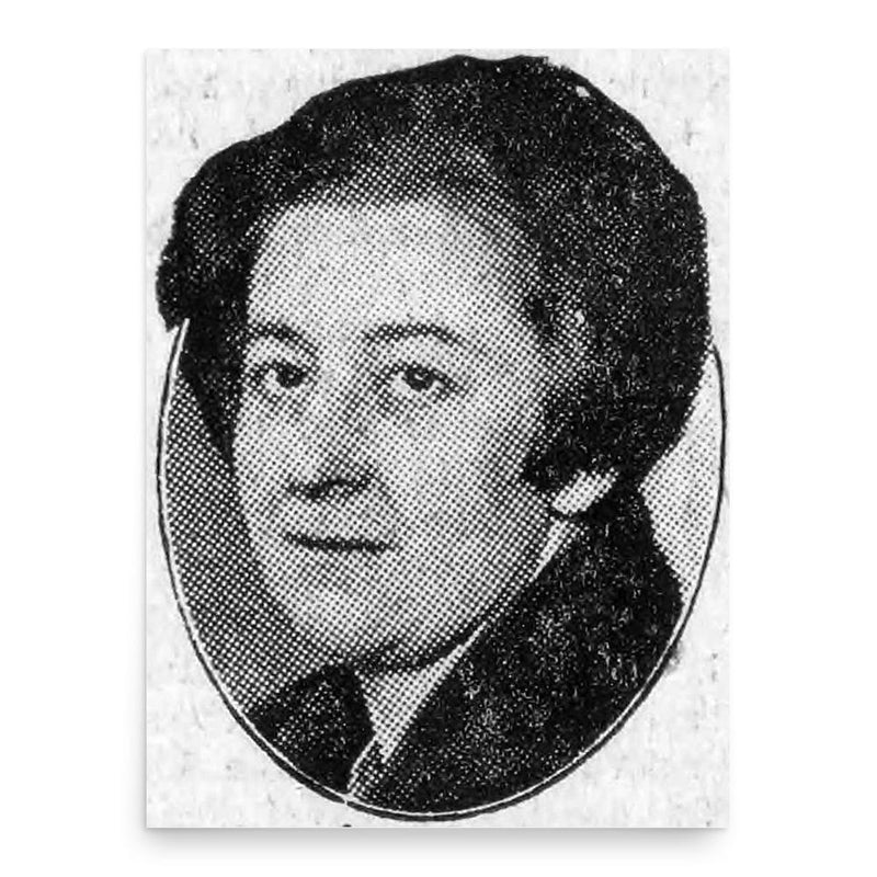 Elisabeth Scott poster print, in size 18x24 inches.