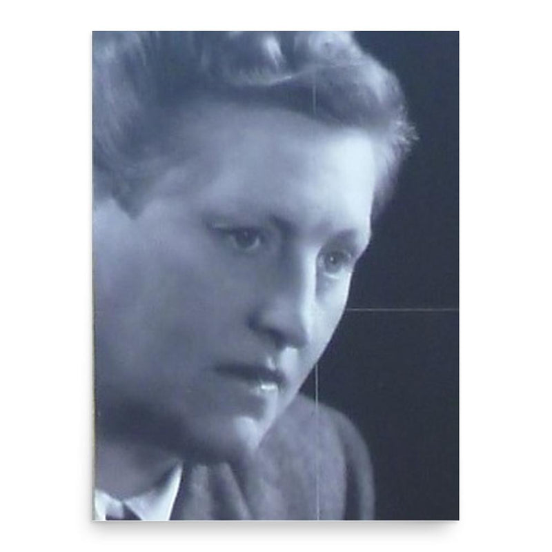 Elisabeth Selbert poster print, in size 18x24 inches.