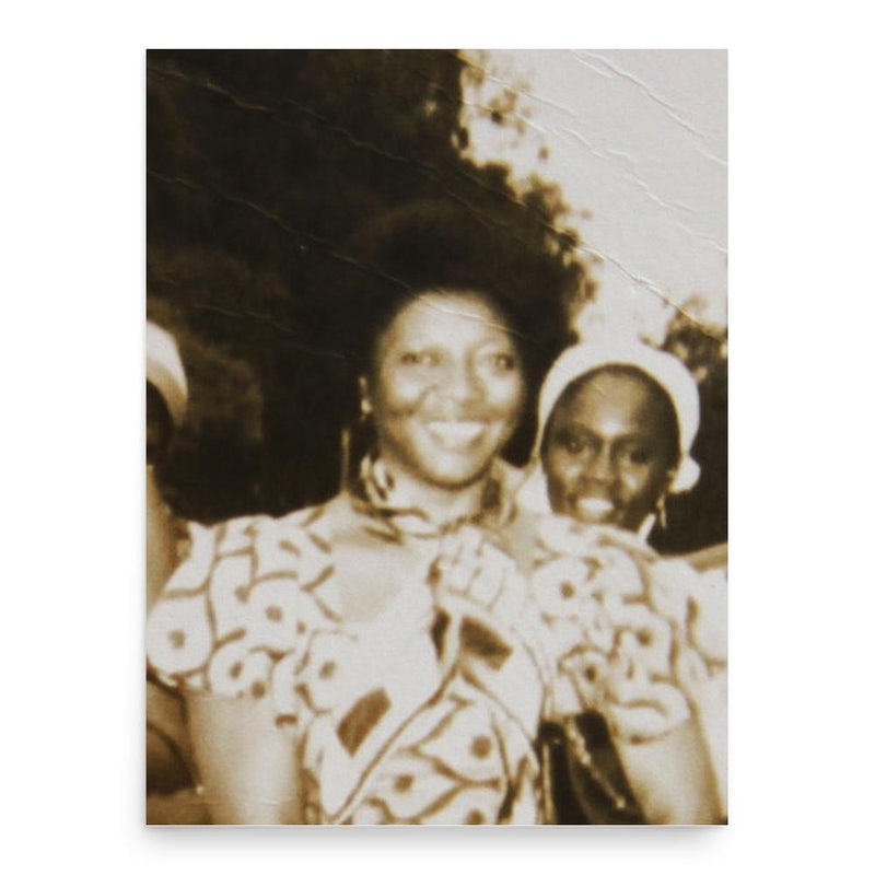 Elisabeth Tankeu poster print, in size 18x24 inches.