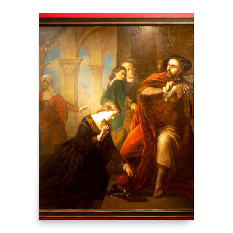 Elisabeth Wandscherer poster print, in size 18x24 inches.