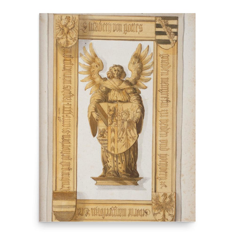 Elisabeth of Brandenburg-Ansbach-Kulmbach poster print, in size 18x24 inches.