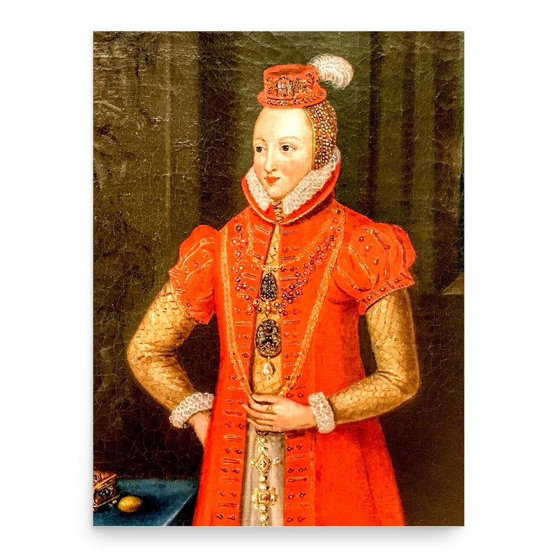Elisabeth of Brunswick-Grubenhagen poster print, in size 18x24 inches.