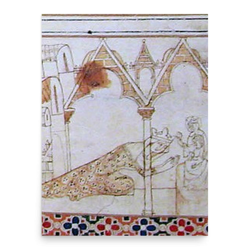 Elisabeth of Swabia poster print, in size 18x24 inches.