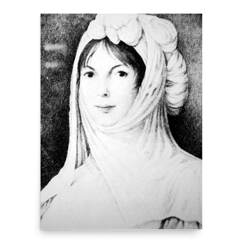 Elisabeth von Staegemann poster print, in size 18x24 inches.