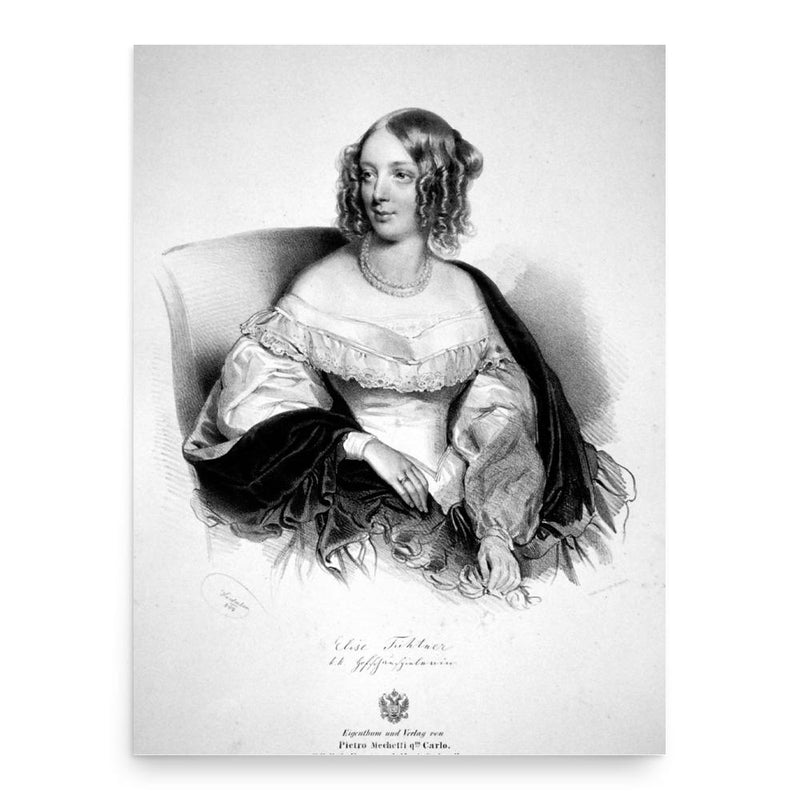 Elise Fichtner poster print, in size 18x24 inches.