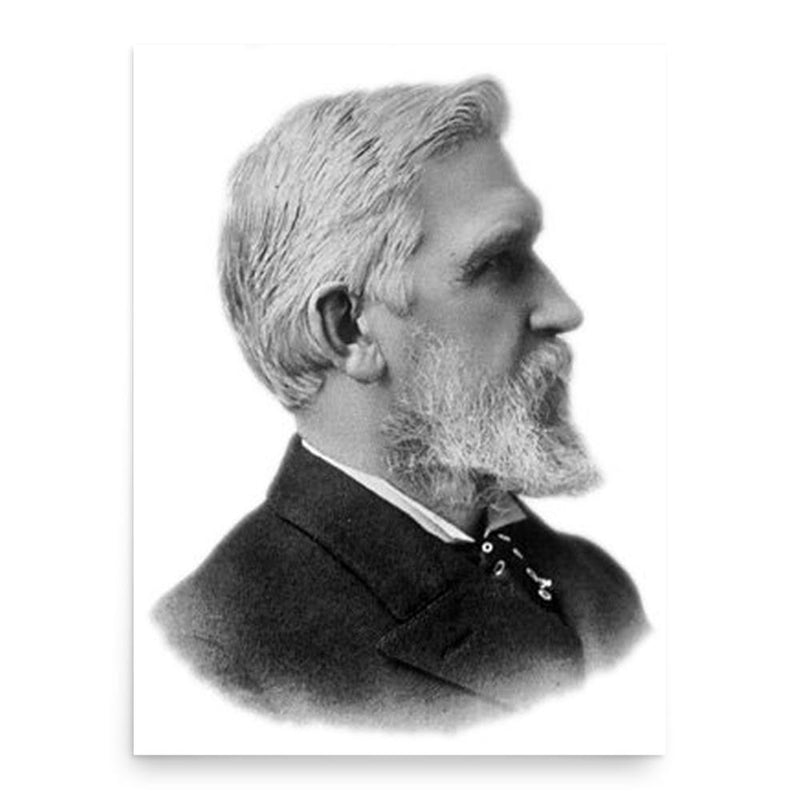 Elisha Gray poster print, in size 18x24 inches.