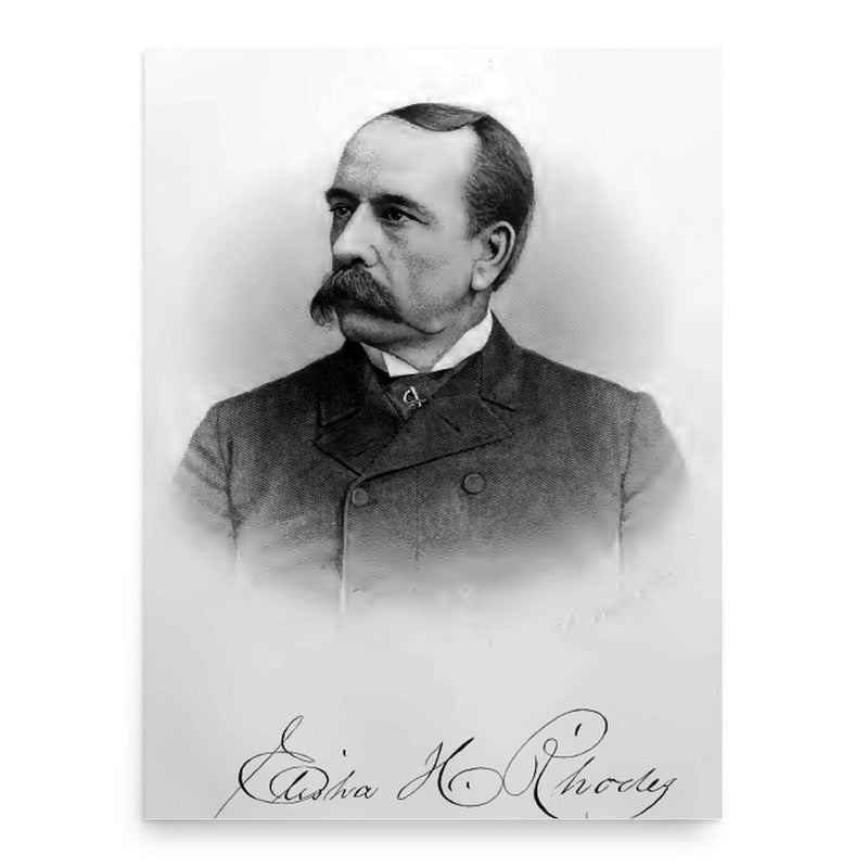 Elisha Hunt Rhodes poster print, in size 18x24 inches.