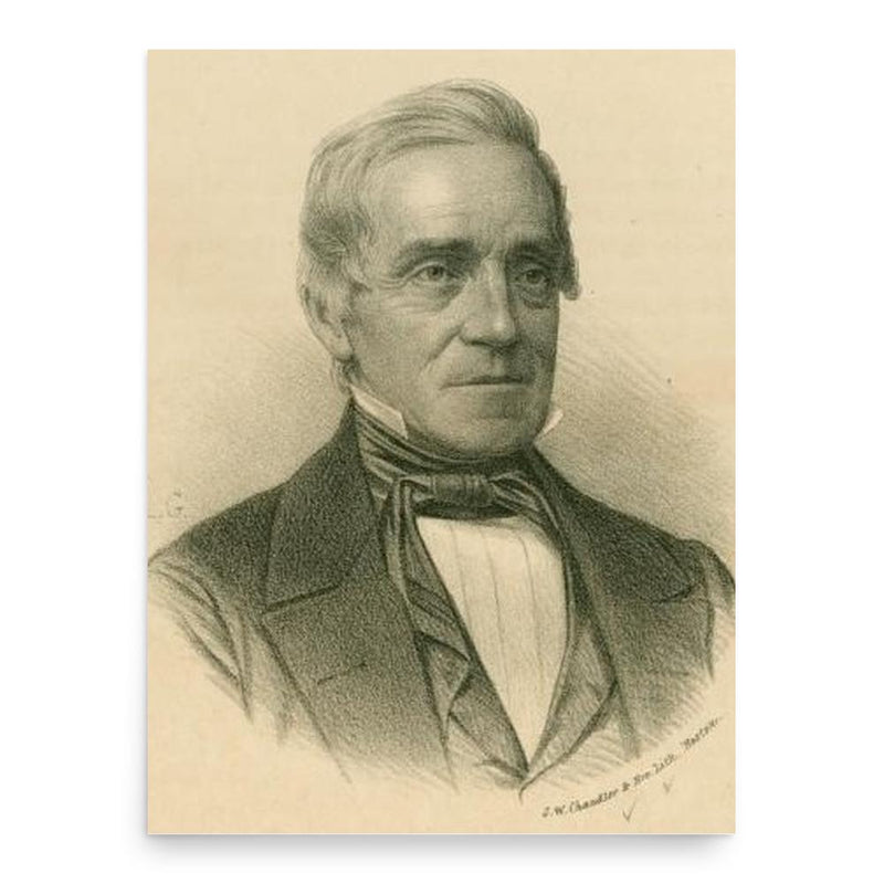 Elisha Litchfield poster print, in size 18x24 inches.