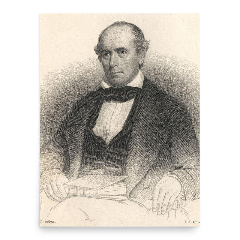 Elisha Mitchell poster print, in size 18x24 inches.