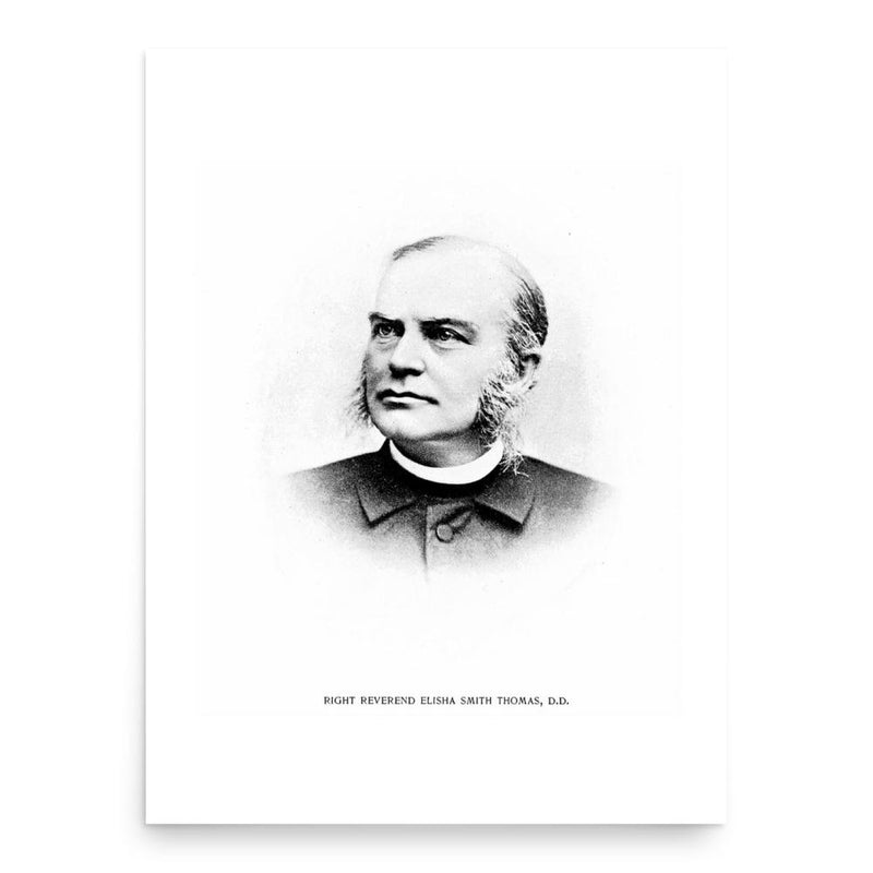 Elisha Smith Thomas poster print, in size 18x24 inches.