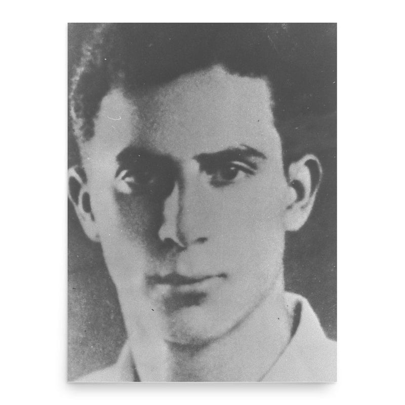 Eliyahu Hakim poster print, in size 18x24 inches.