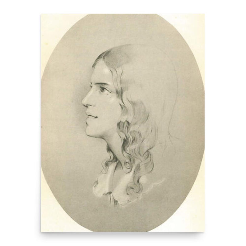 Eliza Flower poster print, in size 18x24 inches.