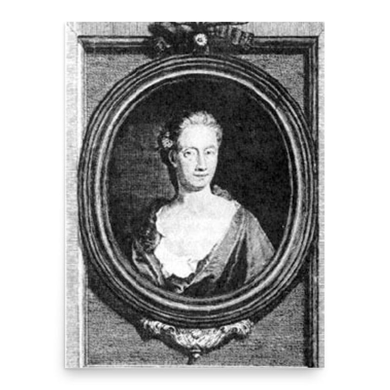 Eliza Haywood poster print, in size 18x24 inches.