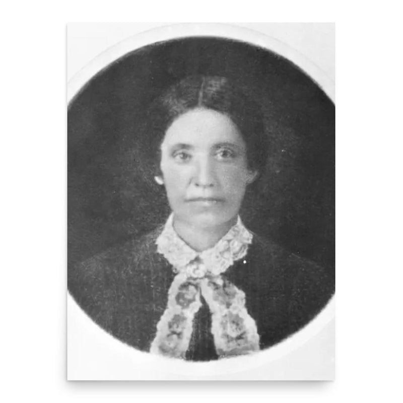 Eliza McCardle Johnson poster print, in size 18x24 inches.