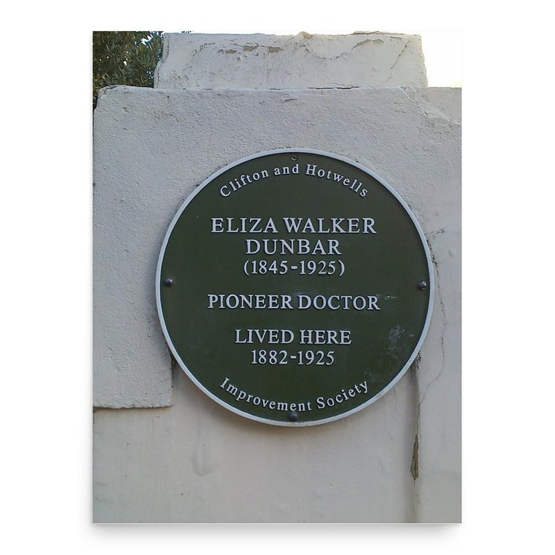 Eliza Walker Dunbar poster print, in size 18x24 inches.