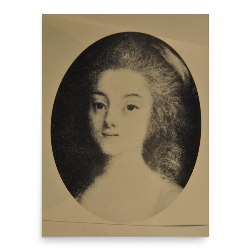 Eliza de Feuillide poster print, in size 18x24 inches.