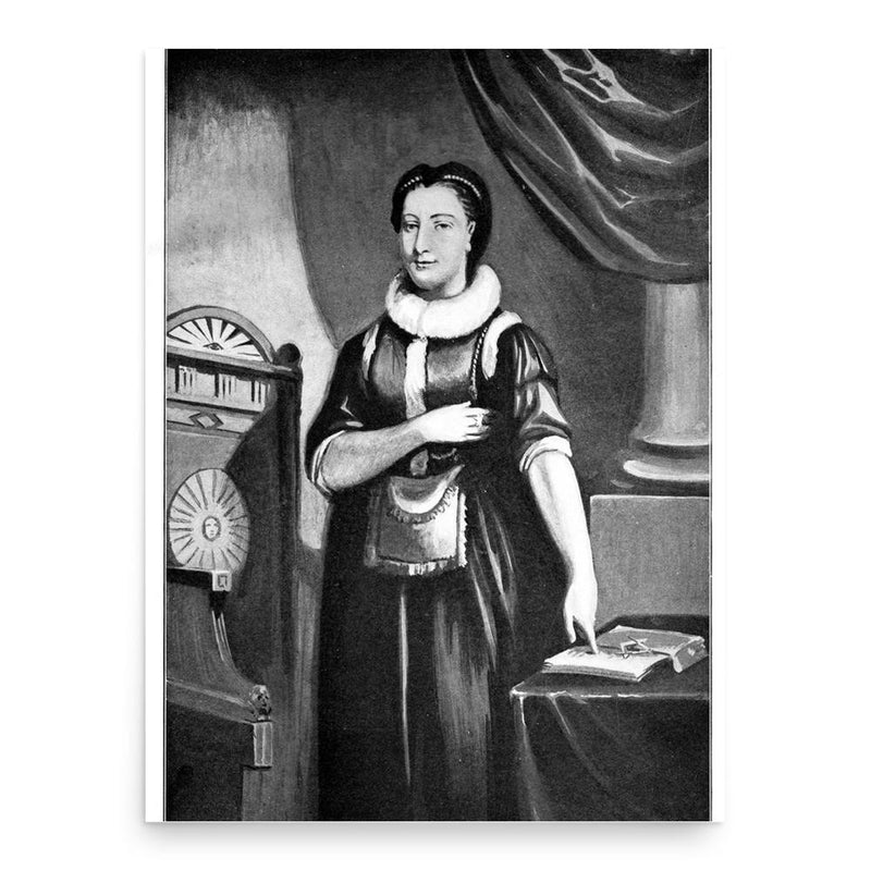Elizabeth Aldworth poster print, in size 18x24 inches.